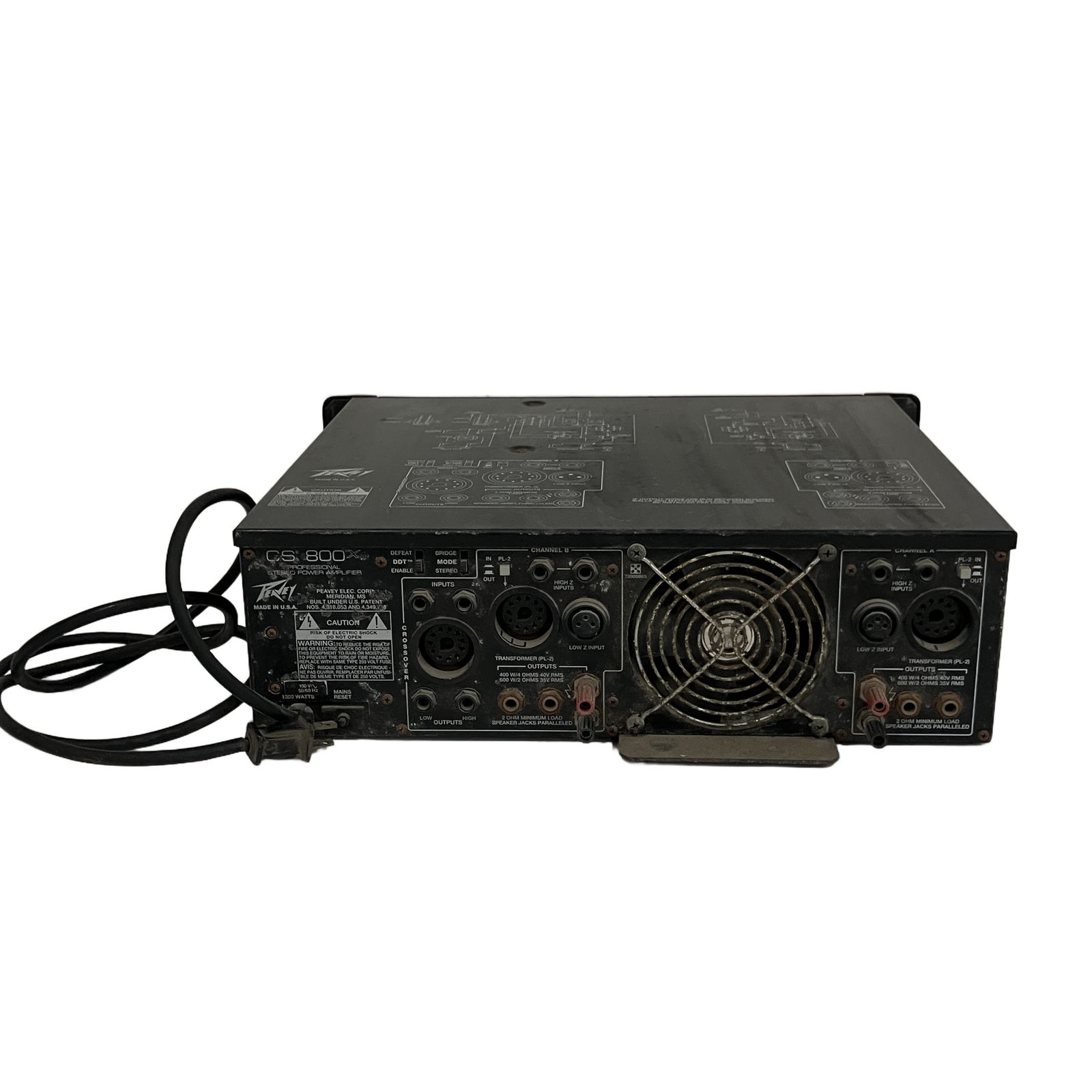 PEAVEY ピーヴィー CS800X professional STEREO POWER AMPLIFIER