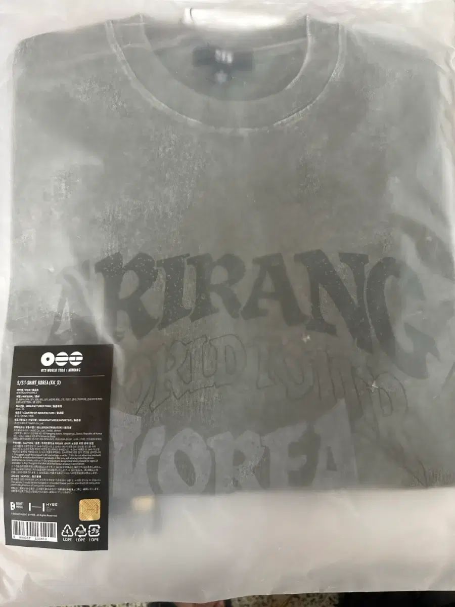 BTS Tシャツ アリ랑 korea Sサイズ