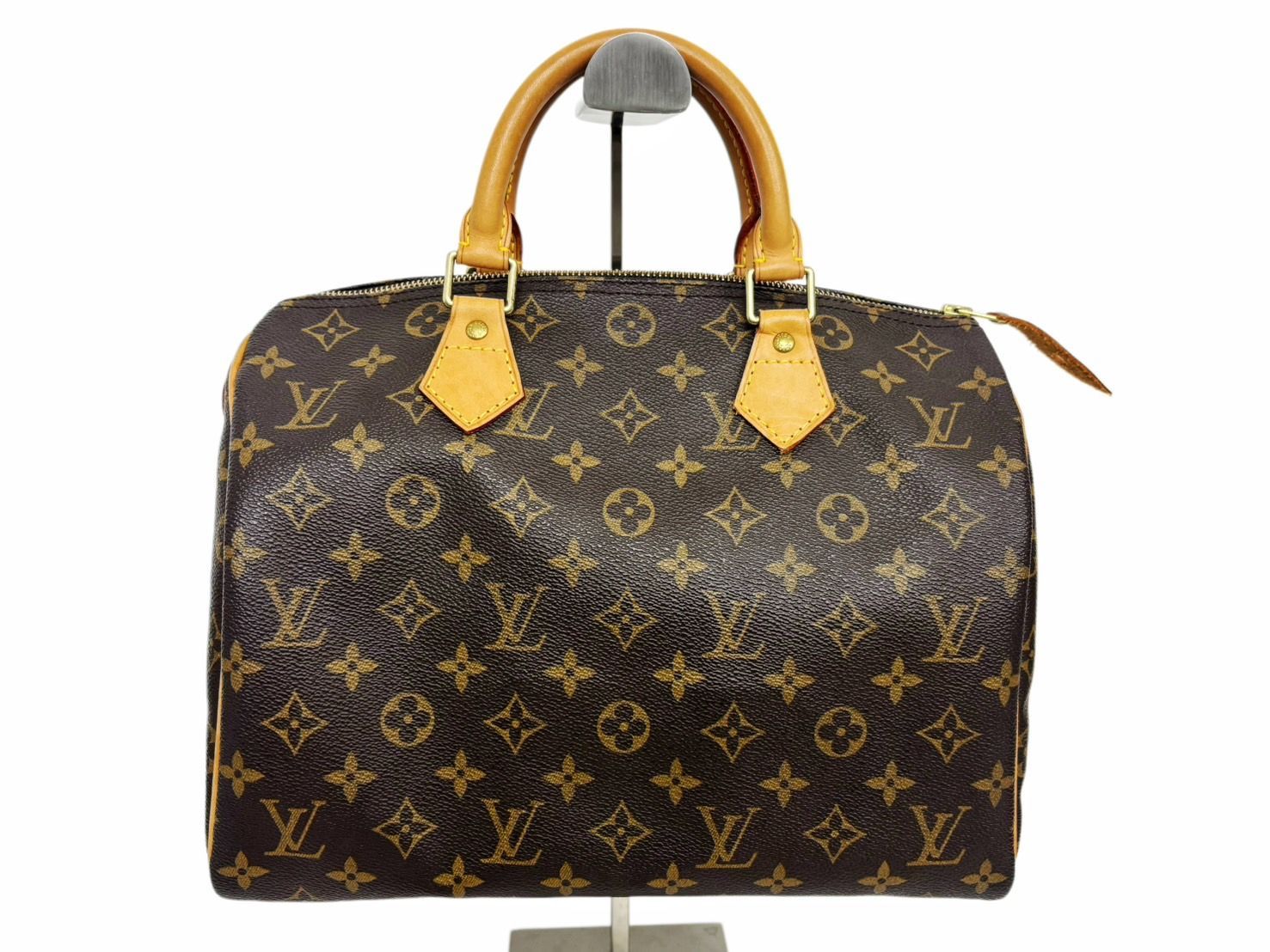 ルイヴィトン　ハンドバッグ　モノグラム　スピーディ30 定番　南京錠付き 外観美品】LOUIS VUITTON ルイヴィトン モノグラム スピーディ30