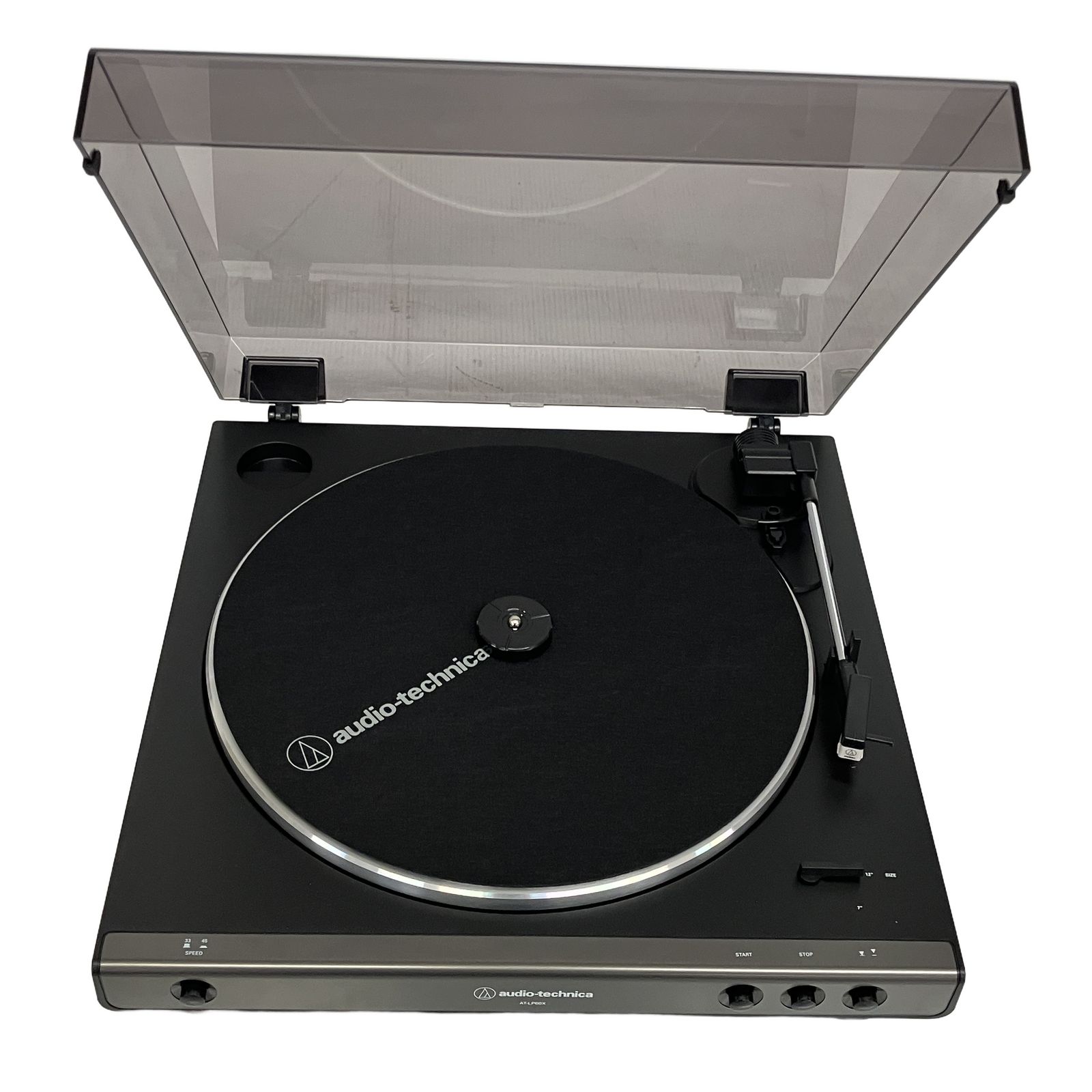 Audio-Technica AT-LP60X オーディオテクニカ ベルトドライブ式 ターンテーブル LPレコードプレーヤー 音響機材 中古 T11329594
