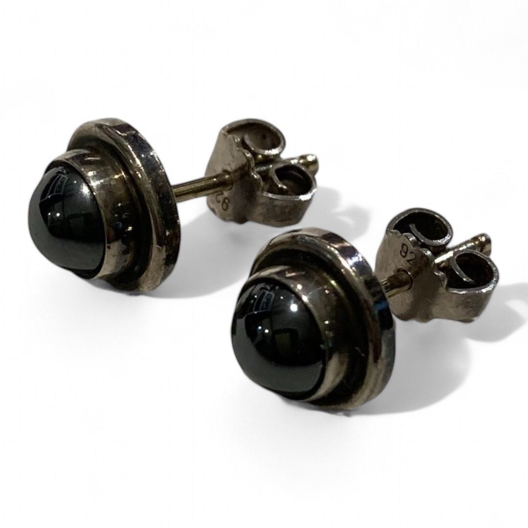 GEORG JENSEN (ジョージジェンセン) SV925 ヘマタイトピアス デザイン