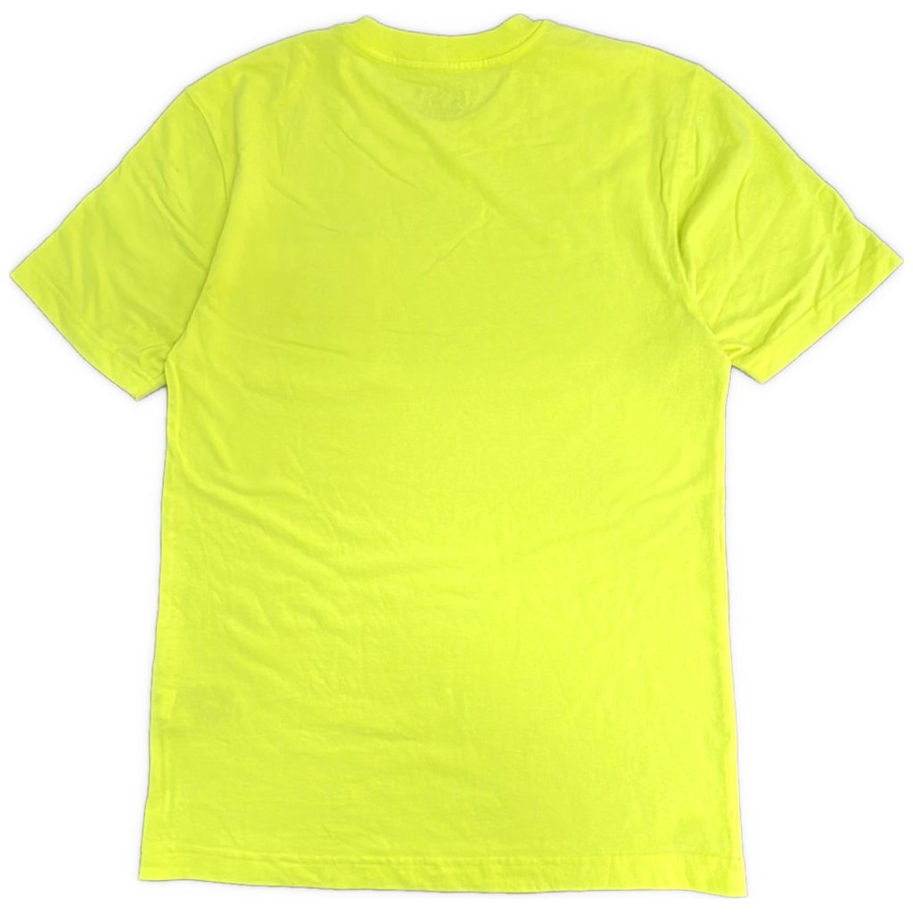 Carhartt カーハート ワンポイントロゴ ポケットＴシャツ 蛍光イエロー(メンズ S)中古 古着 Y3349