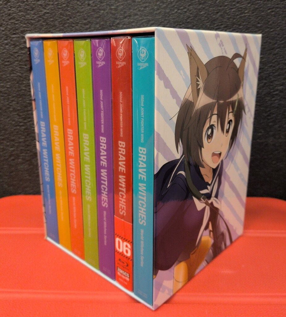 アニメBlu-ray アニメイト)ブレイブウィッチーズ 限定版全6巻+特別編