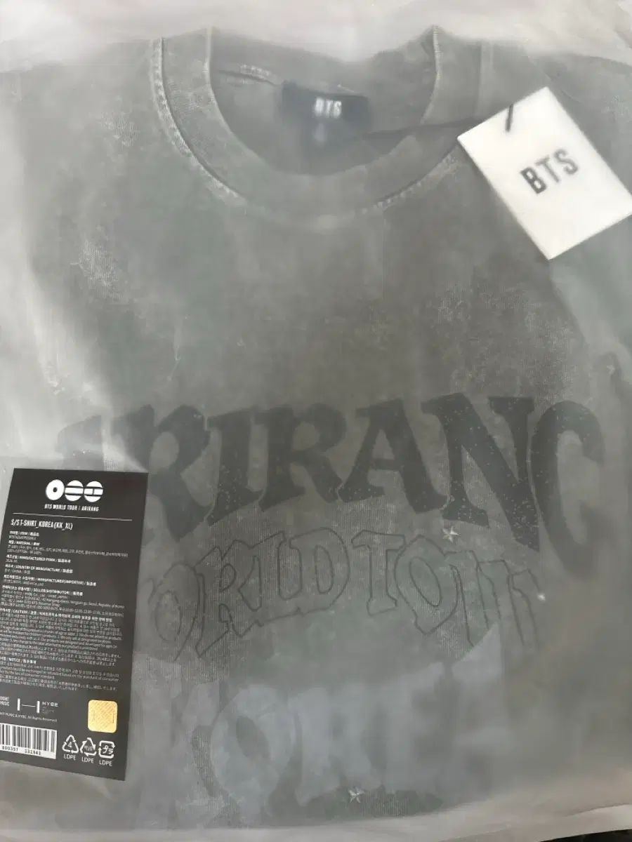 BTS アリラン Tシャツ korea サイズ XL