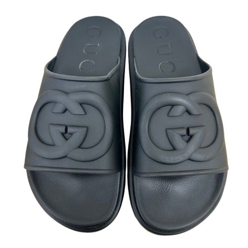 ♪GUCCI グッチ インターロッキングG ラバー GGロゴ 692380 サンダル