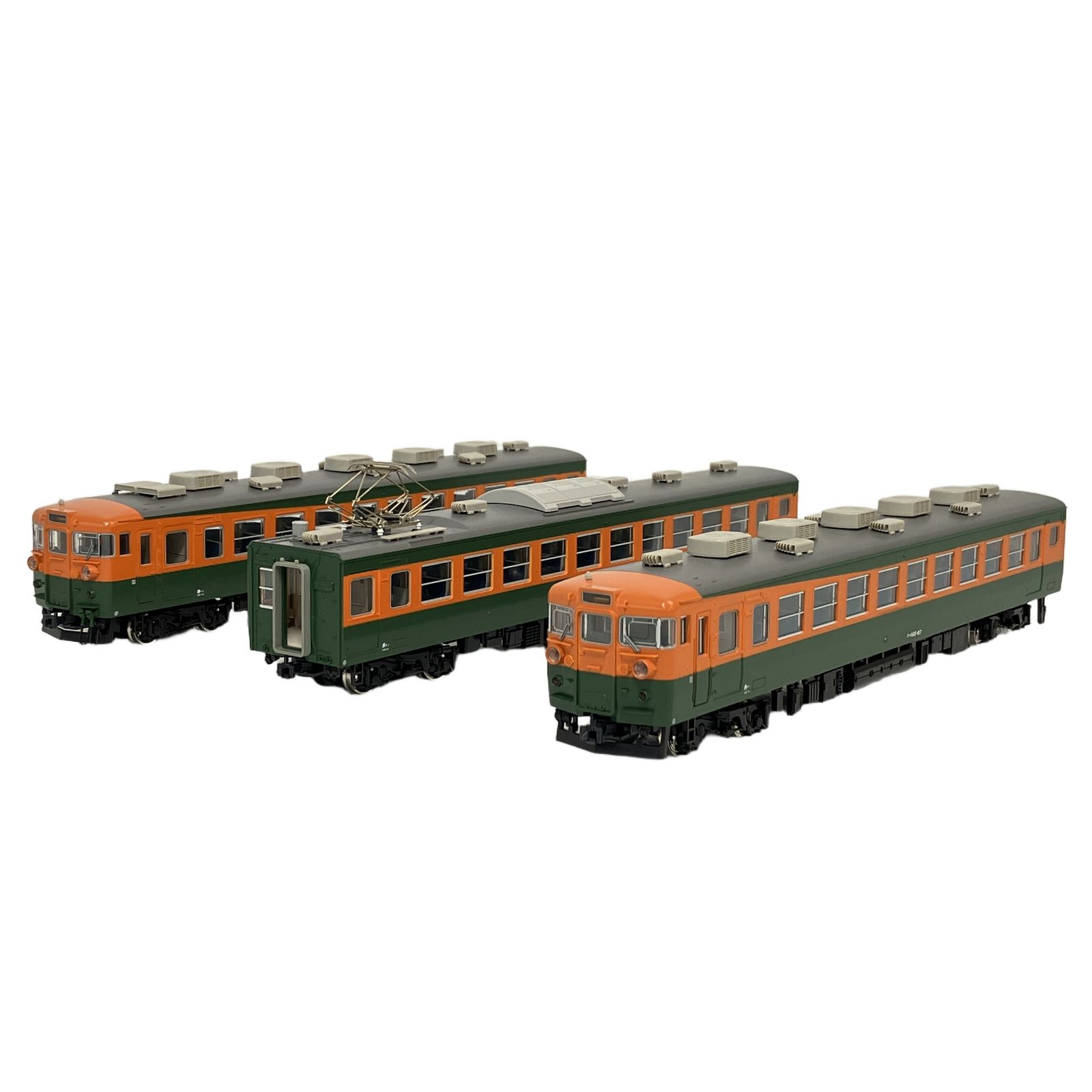 KATO 3-507 国鉄 165系 急行電車 低屋根 3両セット HOゲージ 鉄道模型 中古 N11354889