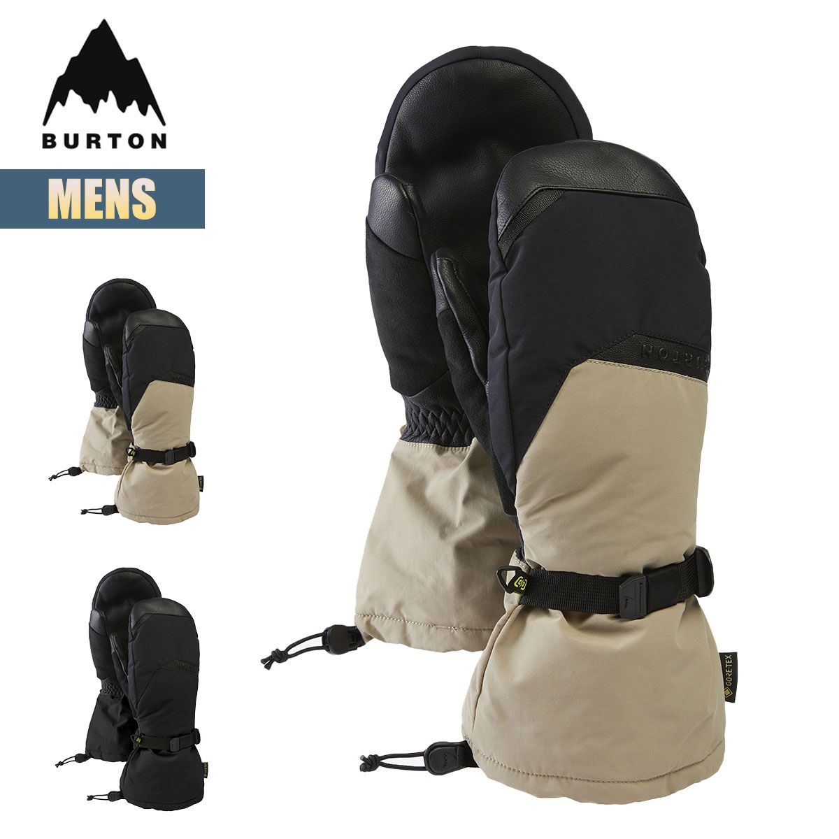 バートン グローブ メンズ 25-26 Burton デラックス ゴアテックス ミトン W26JP-189951 Mens Deluxe GORE-TEX Mitten スノーボードグローブ スノーグローブ スノーボード スノボ バックカントリー