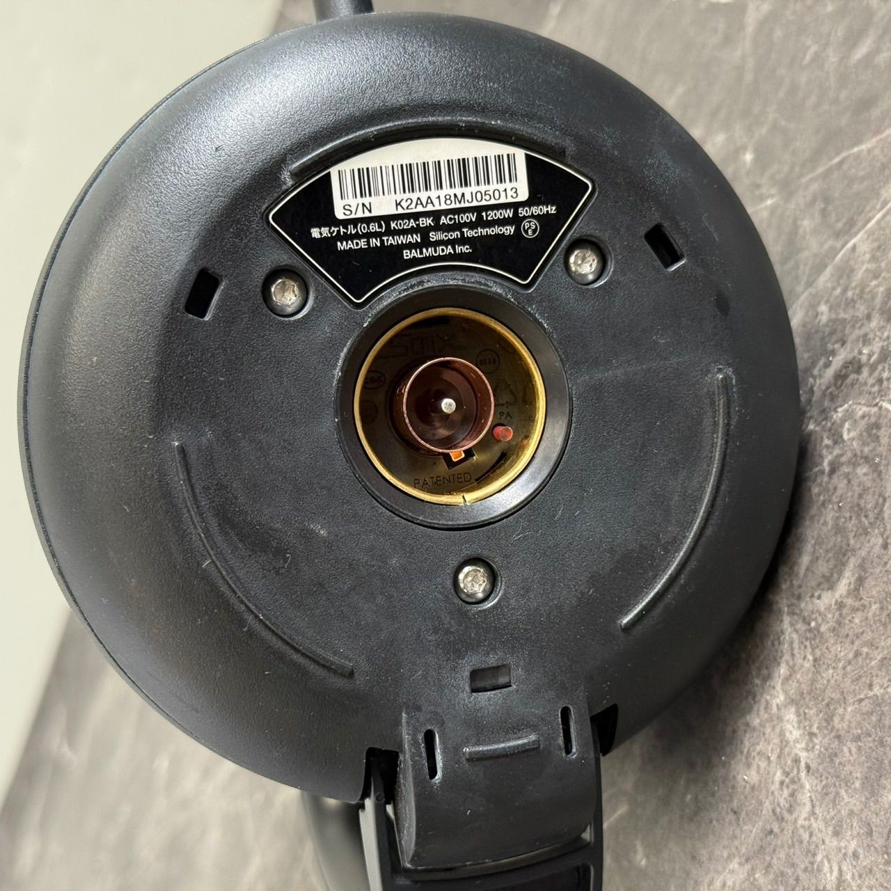 φ送料込！BALMUDA The Pot K02A-BK 0.6L 電気ケトル ブラック