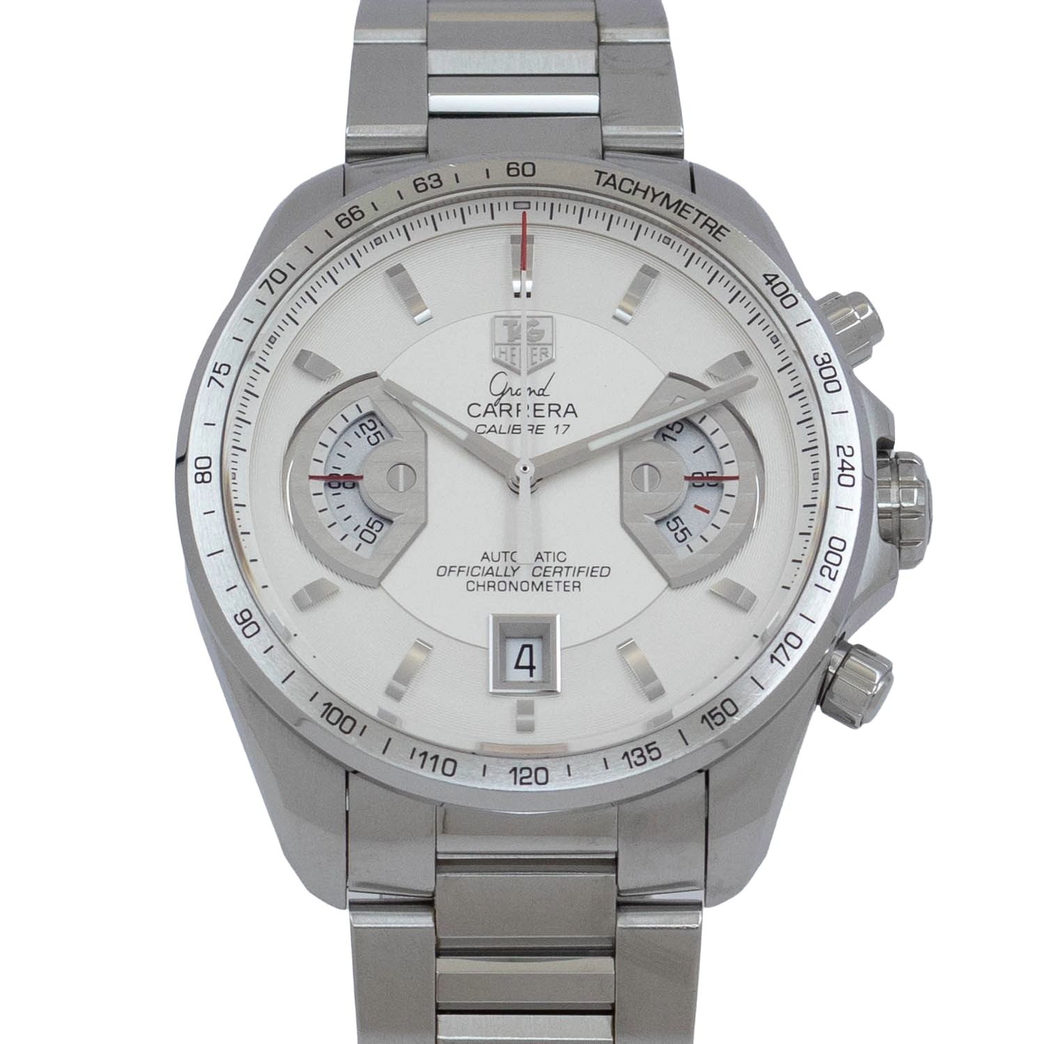【箱・保証書付き】 タグホイヤー TAG HEUER グランドカレラ クロノグラフ キャリバー17 RS CAV511B.FC623 自動巻き メンズ・ユニセックス 白