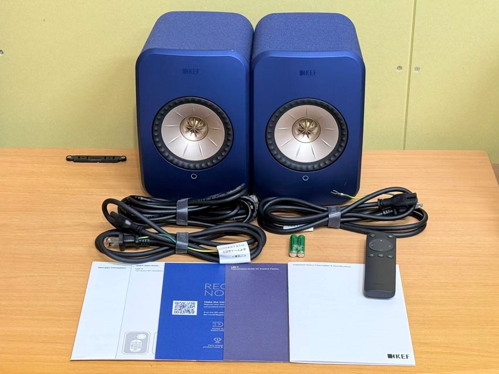 未使用 定価：19.8万 KEF LSX II [コバルトブルー] ワイヤレスHi-Fi