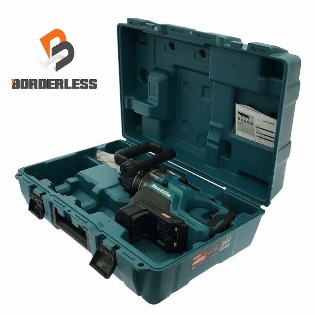 ☆未使用品☆makita マキタ 40Vmax 充電式インパクトレンチ TW010GZK 青 本体＋ケース ロングアンビル仕様 ※ケース底面に傷130626
