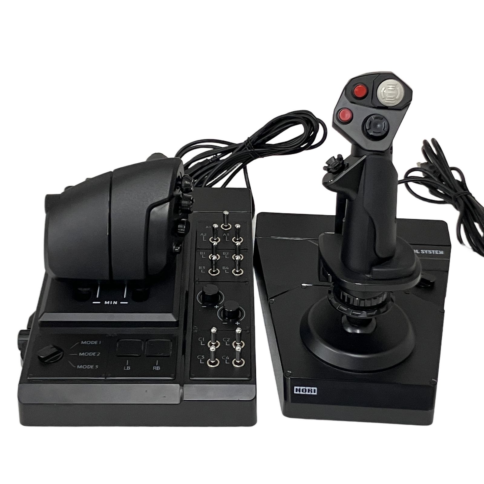 HORI HOTAS Flight Control System & Mount for PC HPC-045 Windows 11 / 10 対応 ホリ 中古 O11351725