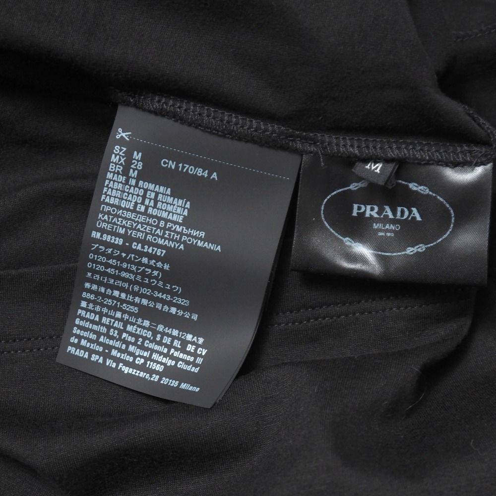 □美品□2023年製□PRADA プラダ ポロシャツ サイズM 長袖 ハーフ