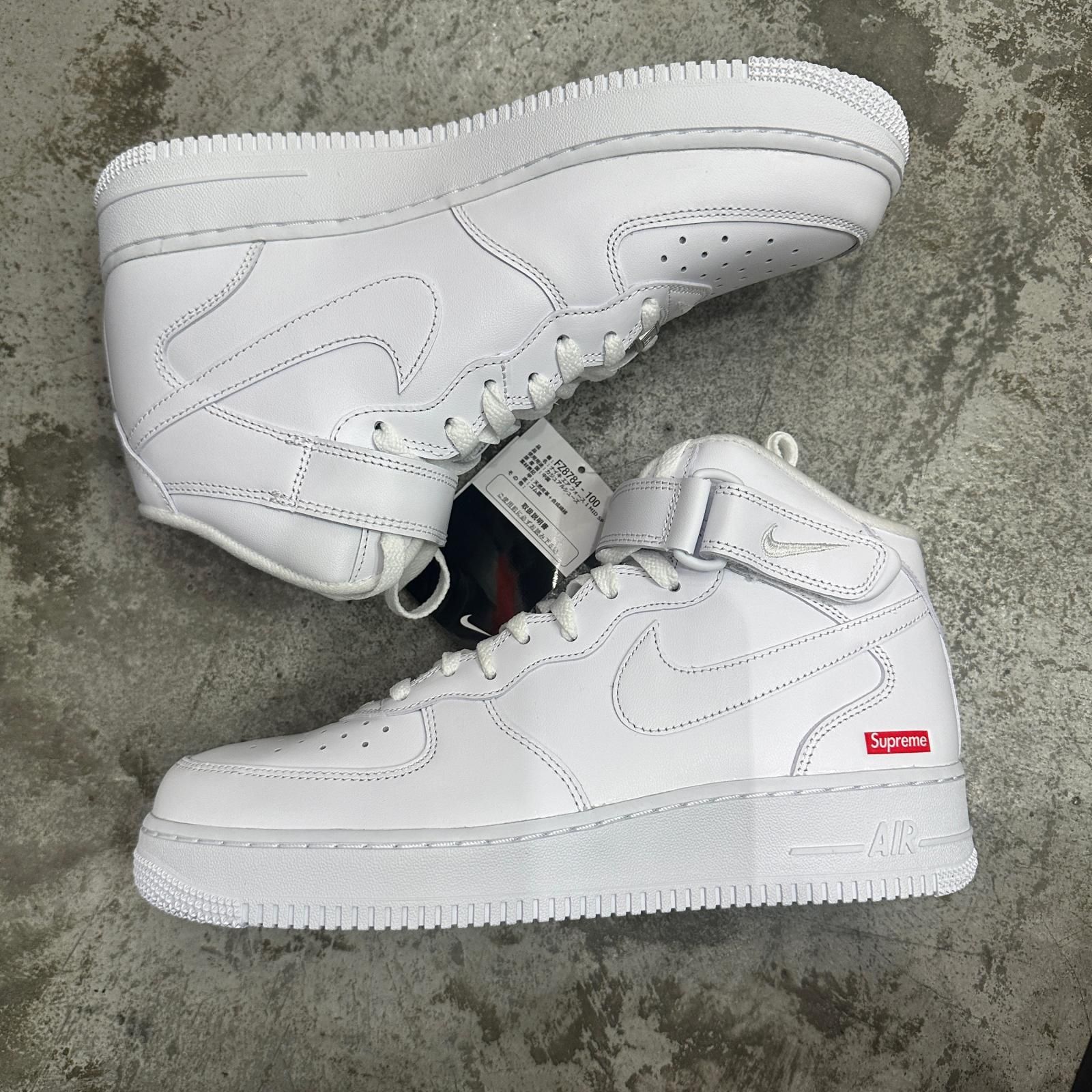 未使用 NIKE × Supreme 24AW Air Force 1 Mid エアフォース1 ミッド 
