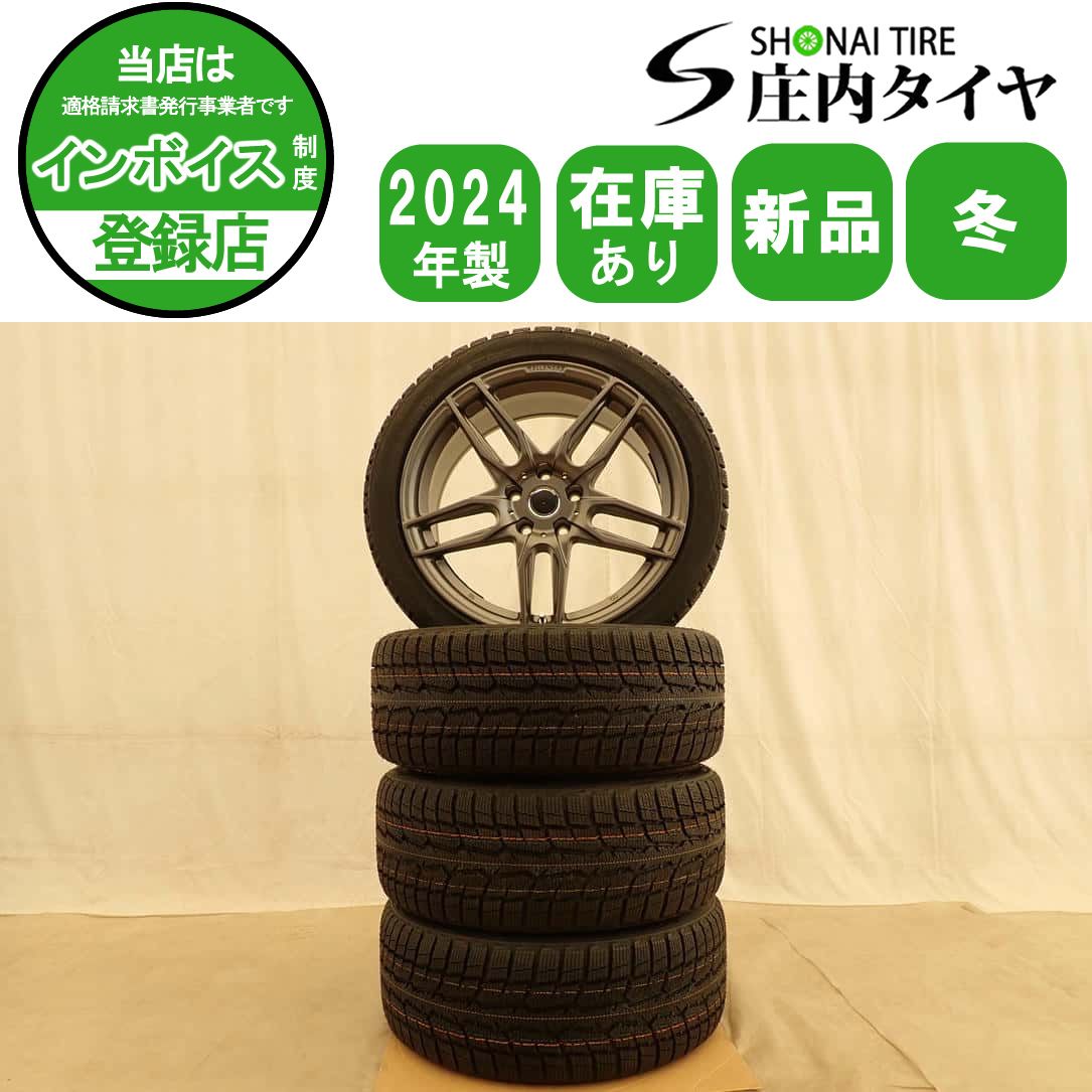 冬新品 2024年製 4本SET 会社宛 送料無料 245/40R18×9J 97V トーヨー オブザーブ Gsi-6 KELLENERS 未使用 アルミ アウディ A4 S4 NO,J0009