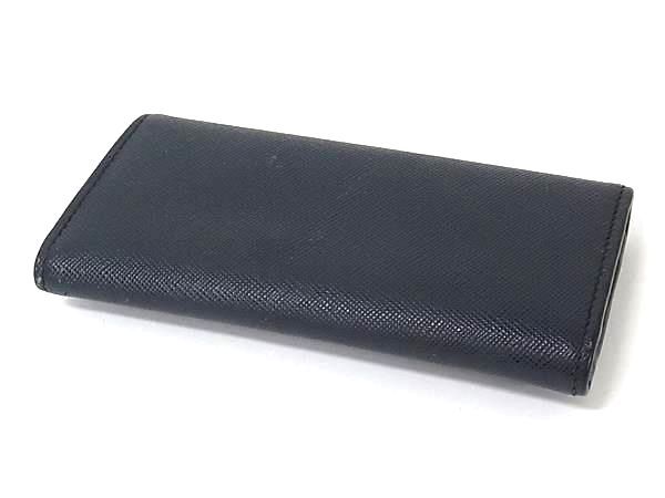 □美品□ PRADA プラダ 2M0223 サフィアーノレザー 6連 キーケース 鍵