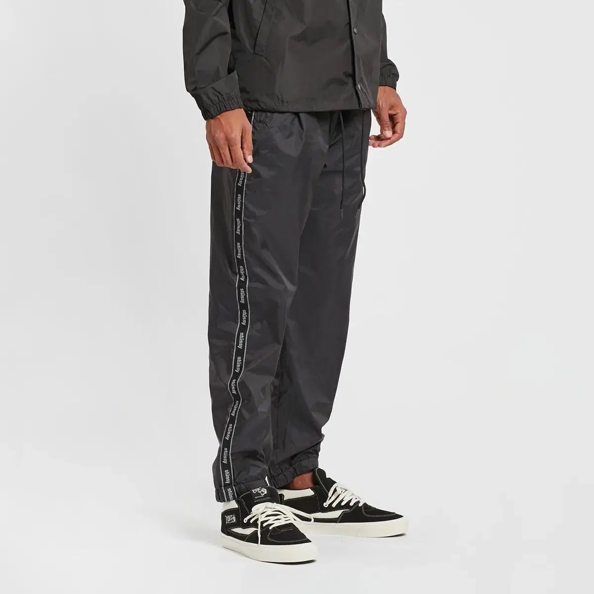 STUSSY ナイロン 3m ロゴ テープ パンツ