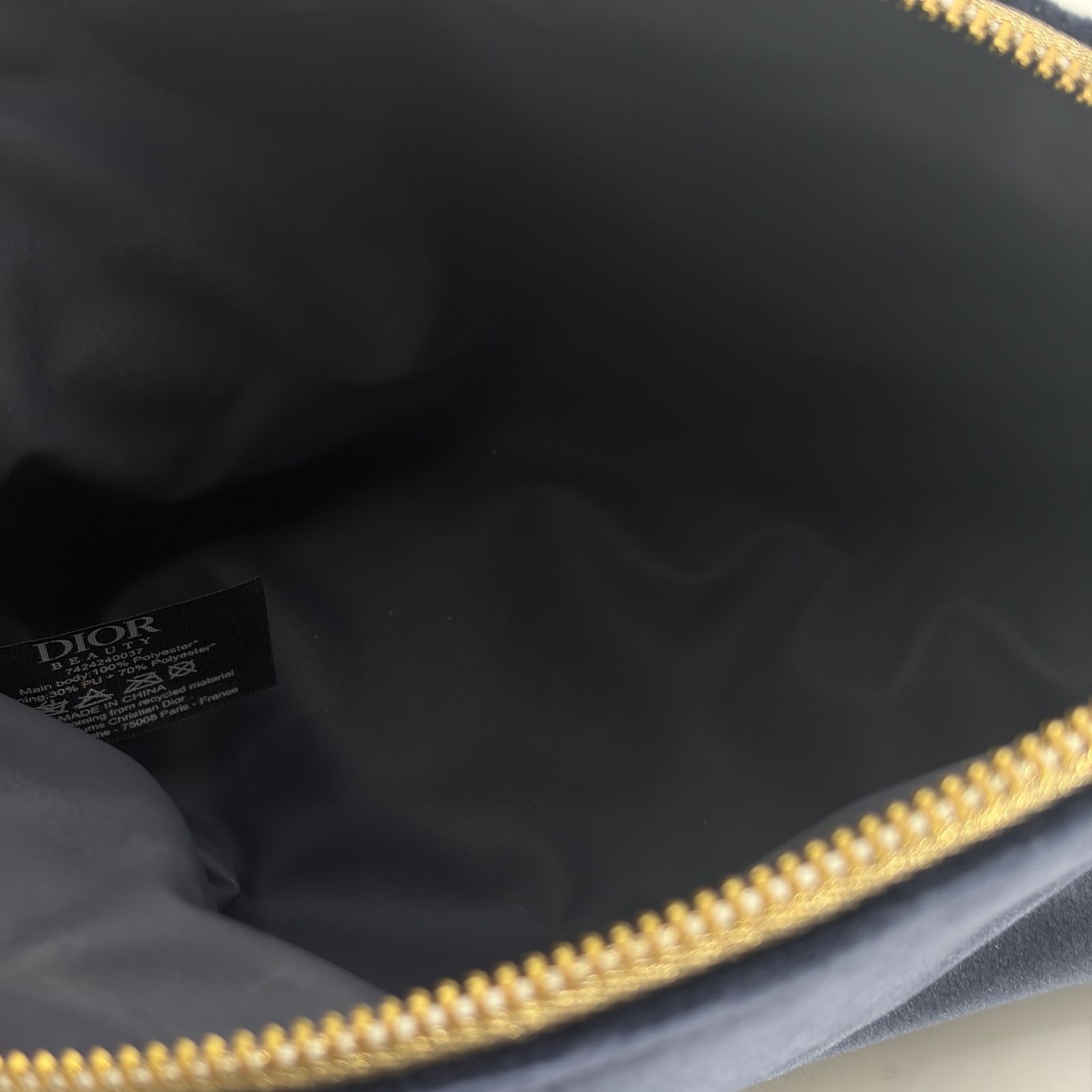 DIOR ディオール コスメポーチ ノベルティ ネイビー CDロゴ メイク