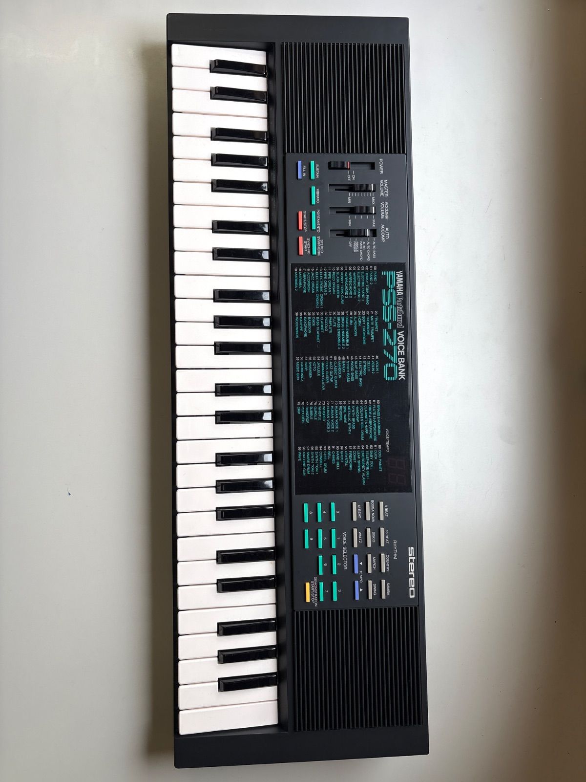 YAMAHA PortaSound PSS-270 電子キーボード - メルカリ
