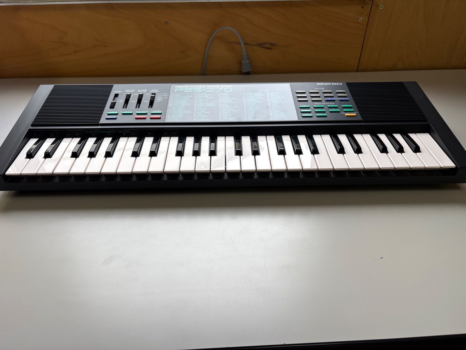 C】 YAMAHA PSR-270 電子キーボード ヤマハ 193834