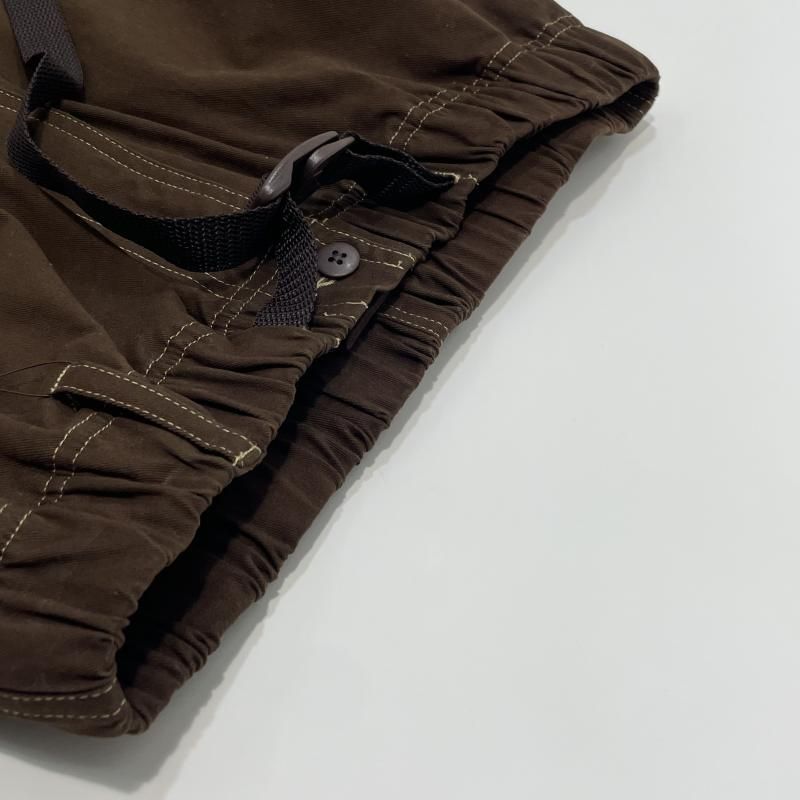 中古】#FR2×XLARGE STITCHED RESORT CARGO PANTS サイズM ブラウン 