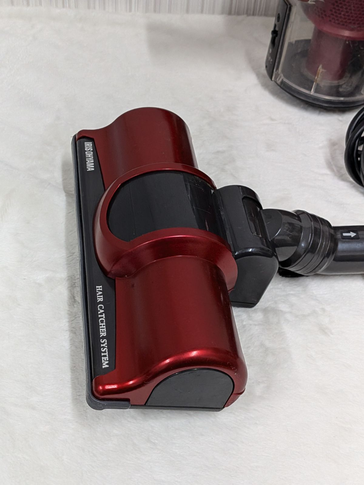 動作確認済】アイリスオーヤマ サイクロン 掃除機 IC-S55KF-R レッド
