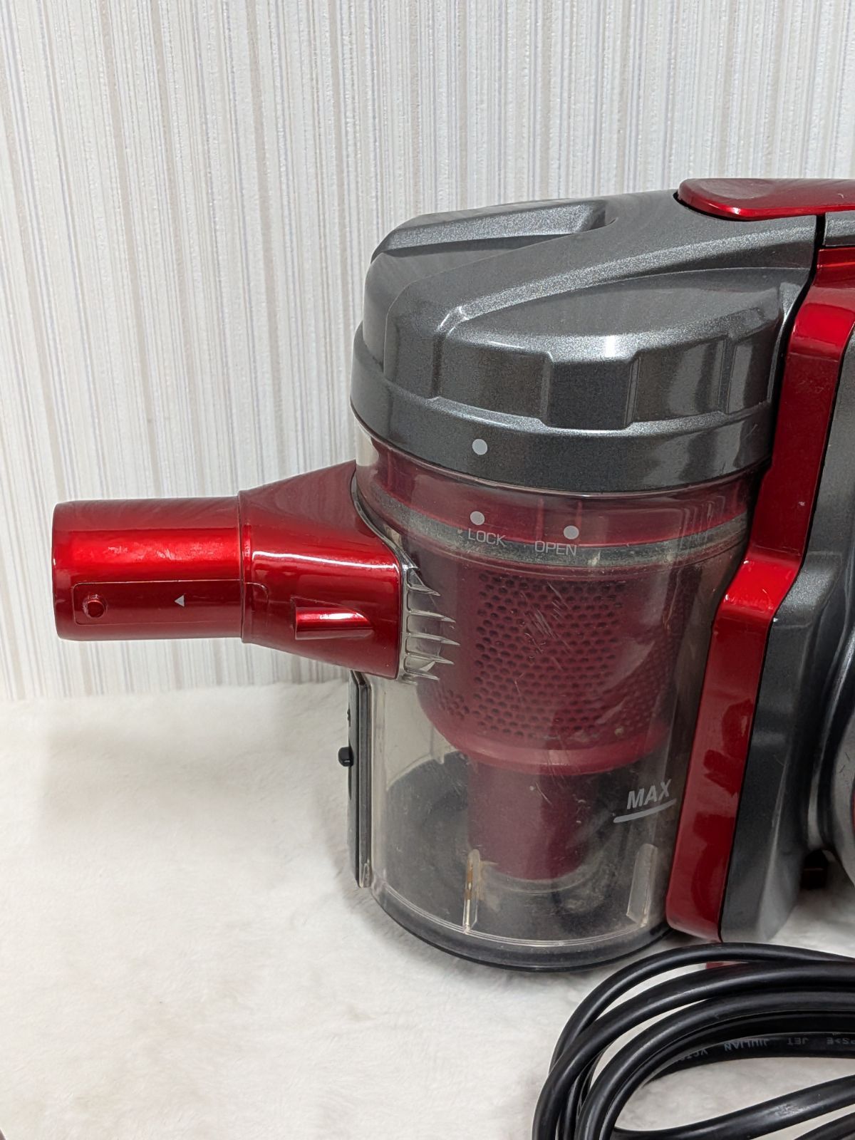 動作確認済】アイリスオーヤマ サイクロン 掃除機 IC-S55KF-R レッド