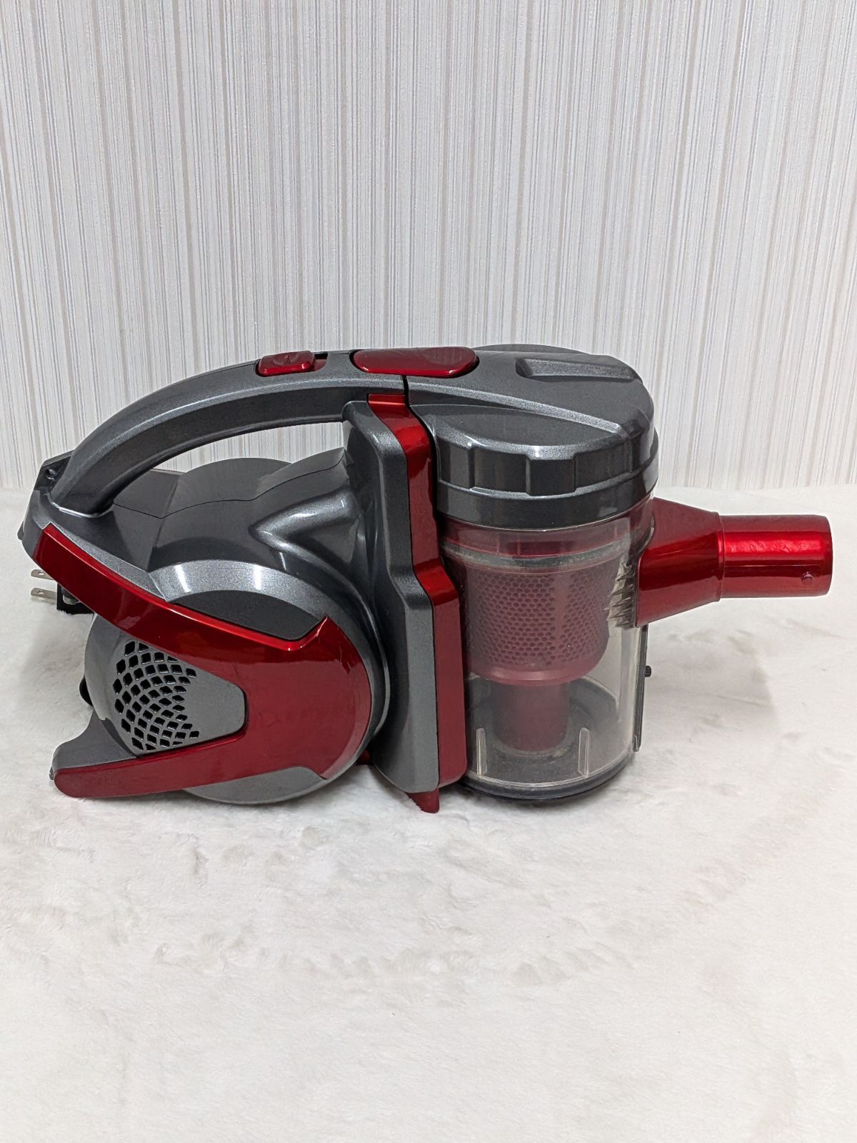 動作確認済】アイリスオーヤマ サイクロン 掃除機 IC-S55KF-R レッド