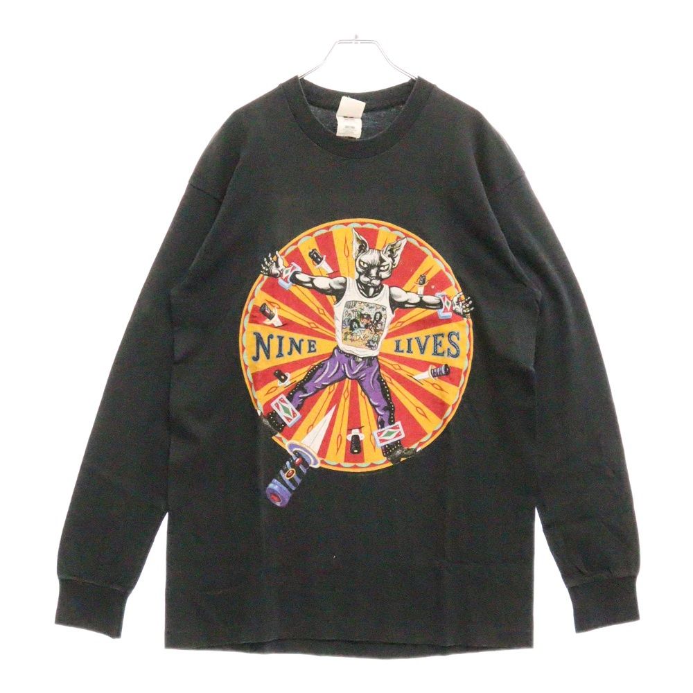 VINTAGE (ヴィンテージ) 90s AEROSMITH NINE LIVES L/S エアロスミス T