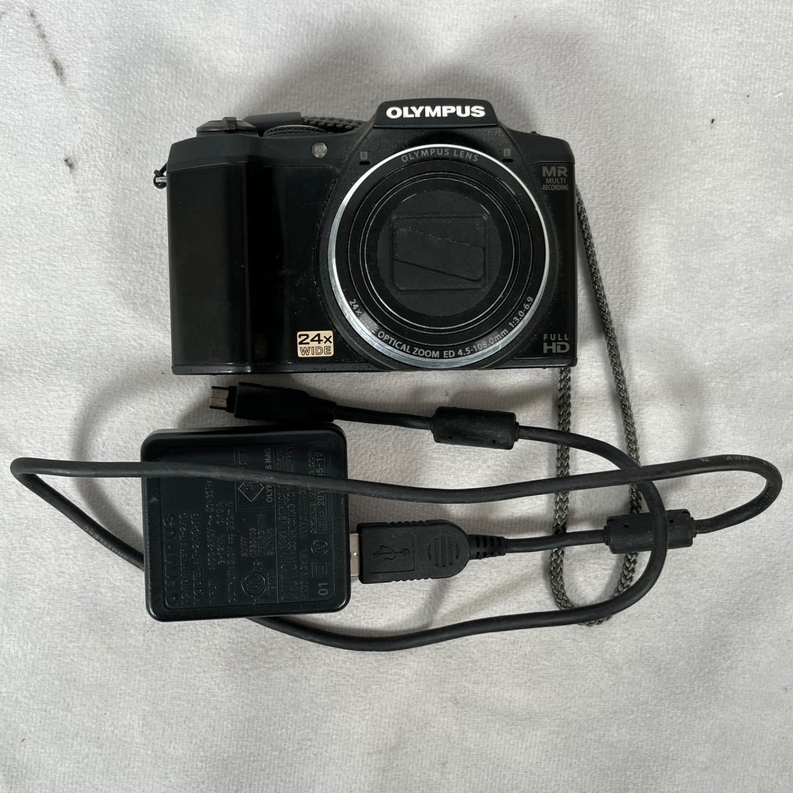 管2605-534】OLYMPUS オリンパス SZ-31MR ブラック コンパクトデジタル 