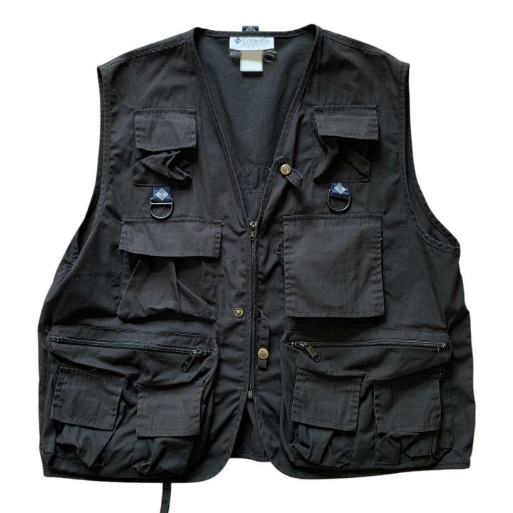1980's Columbia PFG BLACK VEST コロンビア ベスト