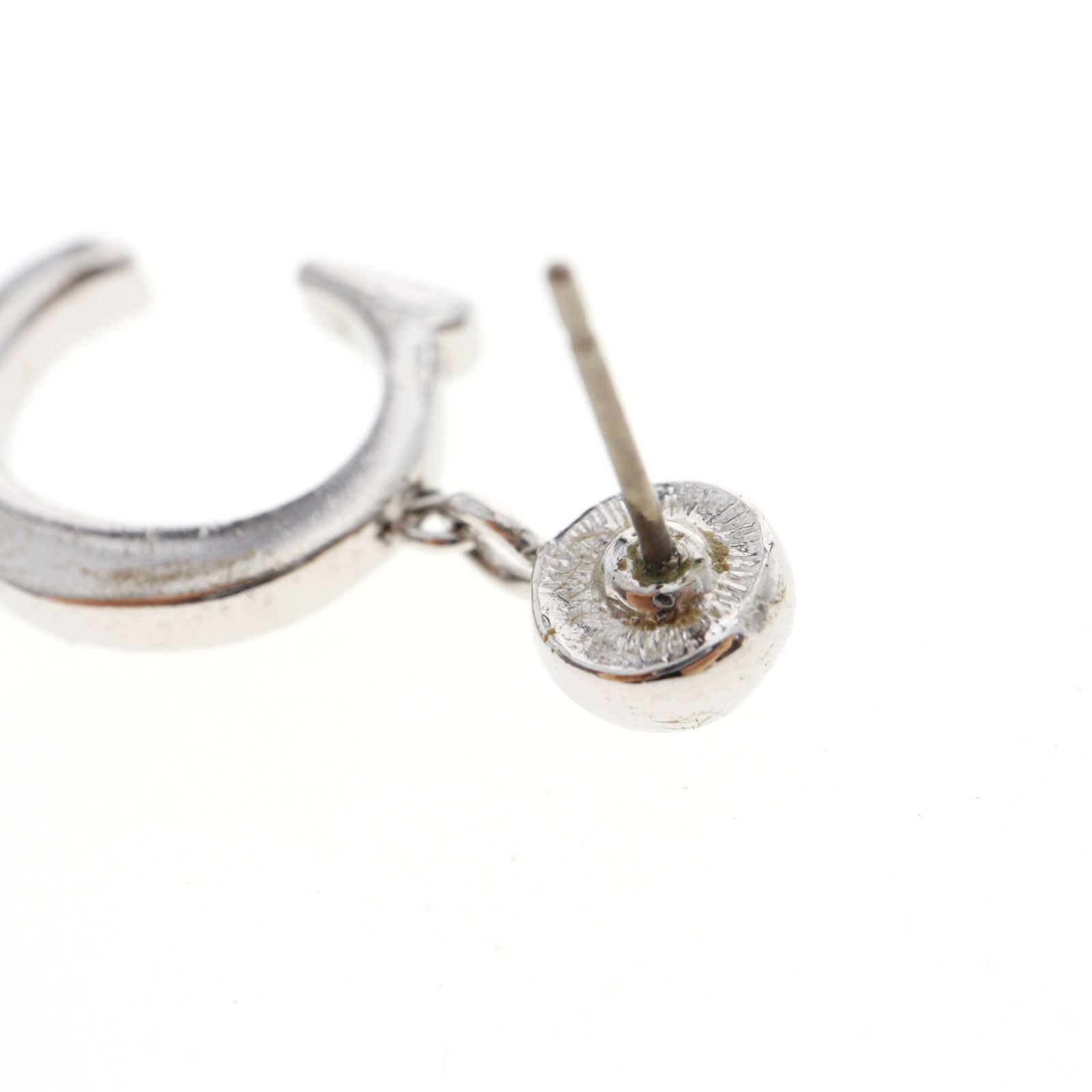 中古】Christian Dior クリスチャンディオール CDロゴラインストーン