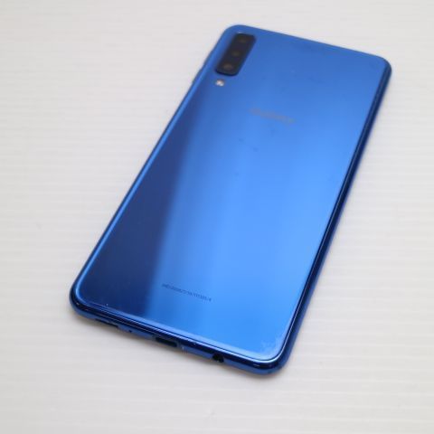 中古 SIMフリー Galaxy A7 ブルー スマホ 本体 中古 土日祝発送OK
