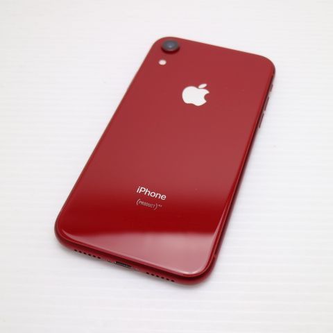 美品 SIMフリー iPhoneXR 128GB レッド RED スマホ 白ロム 即日発送