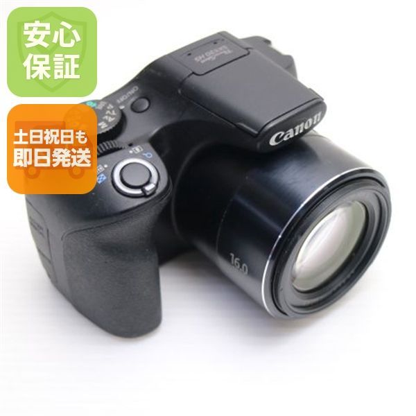 美品 PowerShot SX530 HS ブラック 即日発送 コンデジ Canon 本体 土日祝発送OK 09000
