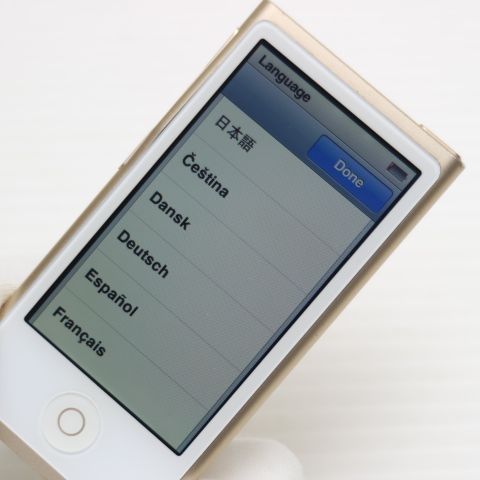 超美品 iPod nano 第7世代 16GB ゴールド 即日発送 Apple 本体 土日祝