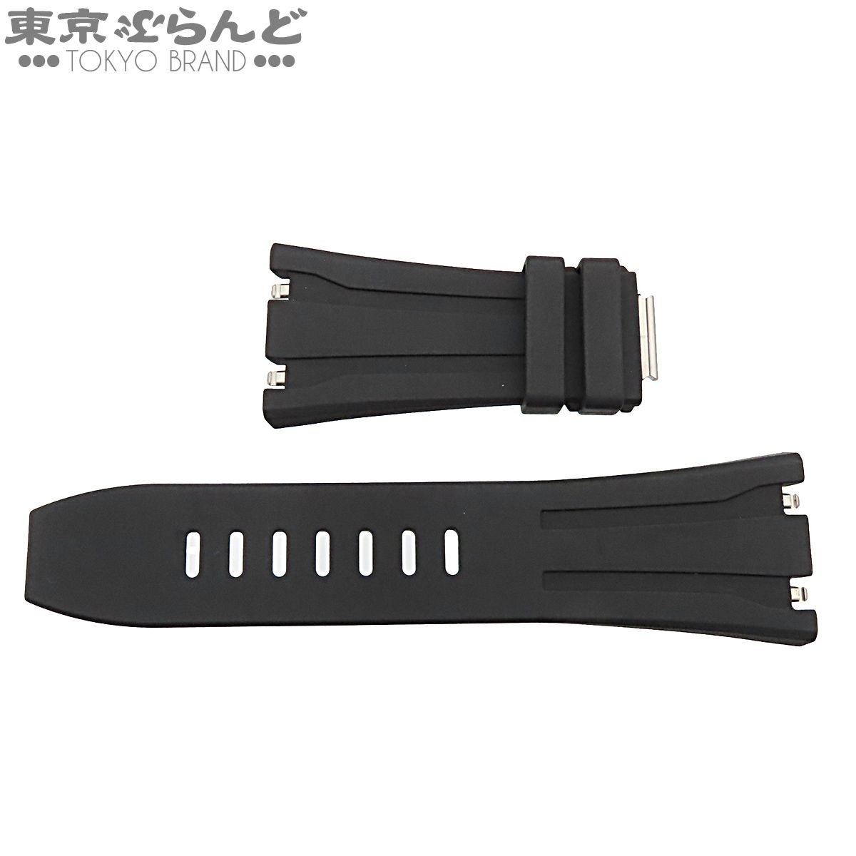オーデマ・ピゲ AUDEMARS PIGUET 純正 ラバーストラップ ブラック 黒 ラグ幅30ｍｍ 腕時計ベルト メンズ 101836455