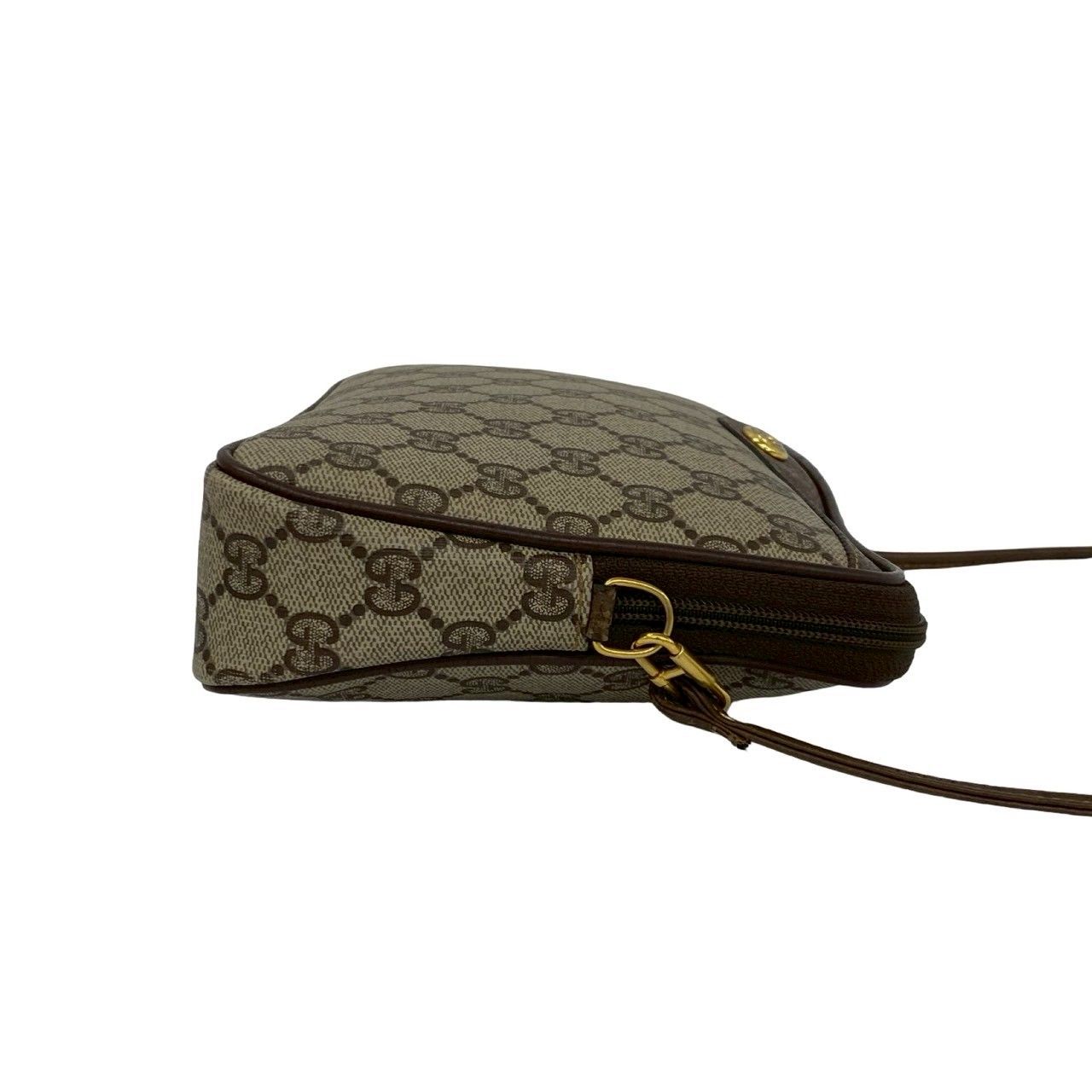 極 美品 GUCCI グッチ オールドグッチ ヴィンテージ GG ロゴ 柄 レザー