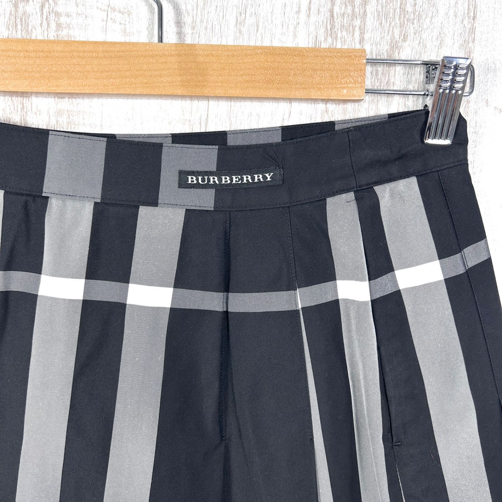 美品 BURBERRY LONDON バーバリーロンドン メガチェック ボックス