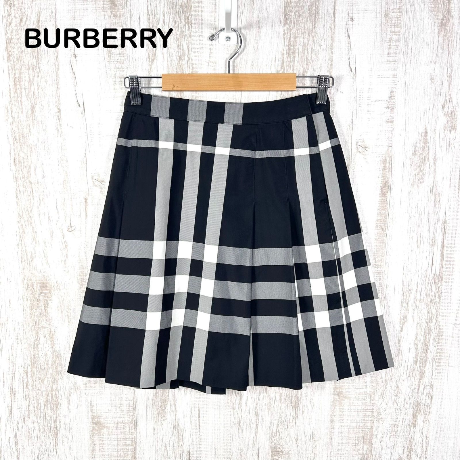 美品 BURBERRY LONDON バーバリーロンドン メガチェック ボックス