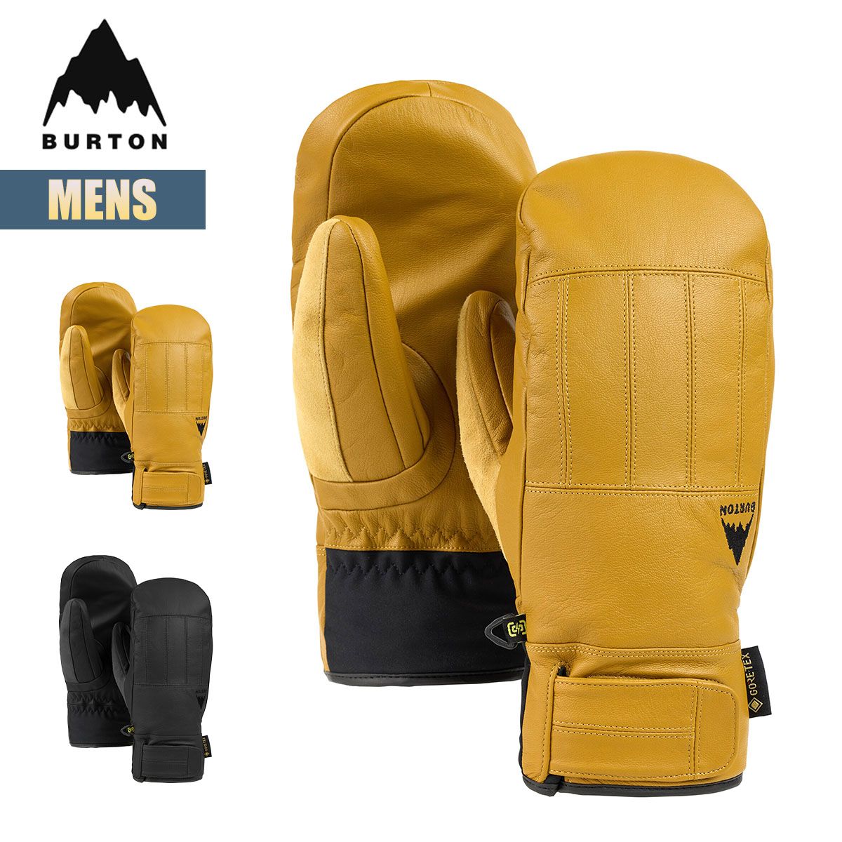 バートン グローブ メンズ 25-26 Burton ゴアテックス ゴンディ レザー ミトン W26JP-103371 Mens GORE-TEX Gondy Leather Mitten スノーボードグローブ スノーグローブ スノーボード スノボ 正規品