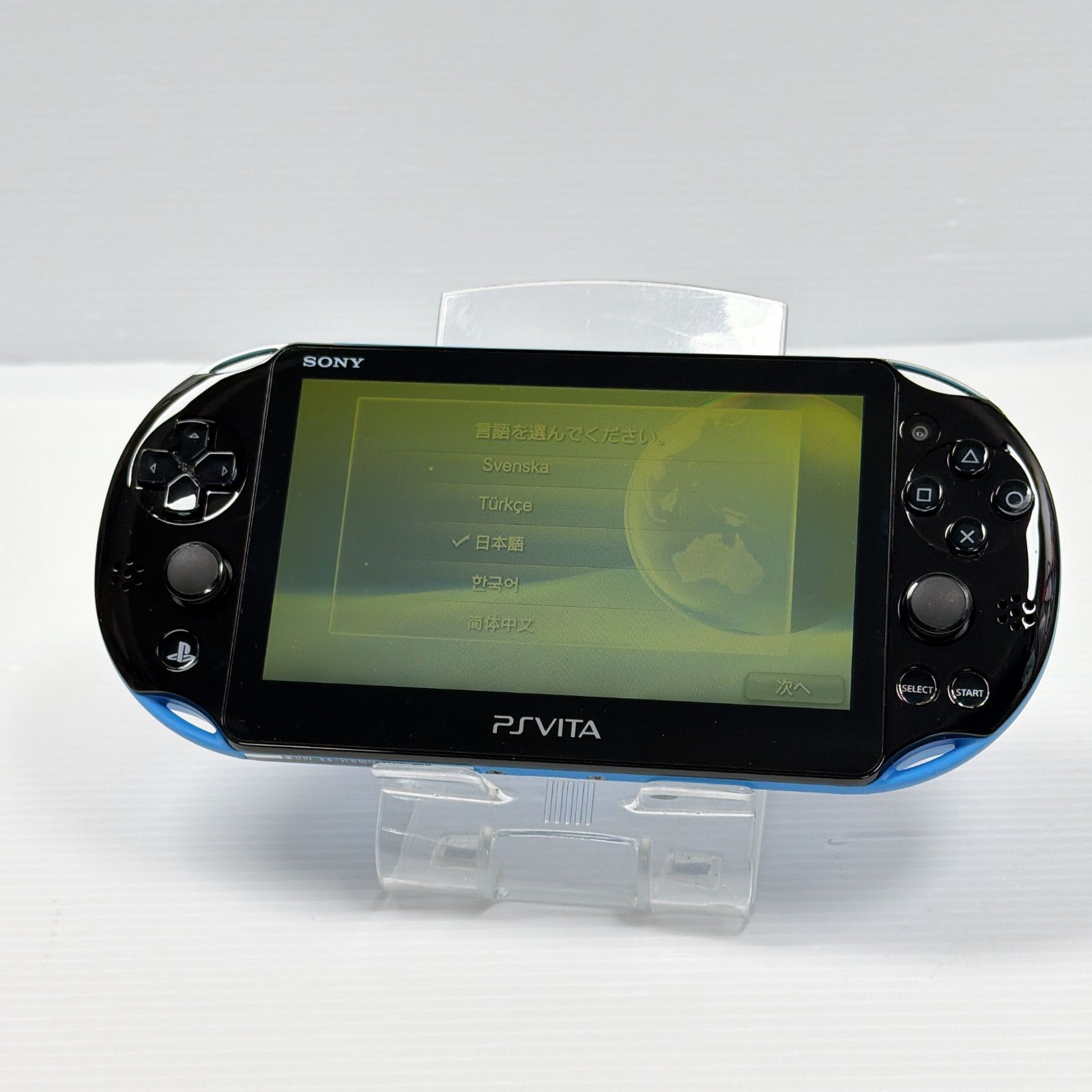 PSVITA PCH 2000 ブルーブラック 外装美品 PlayStation Vita FW3.74
