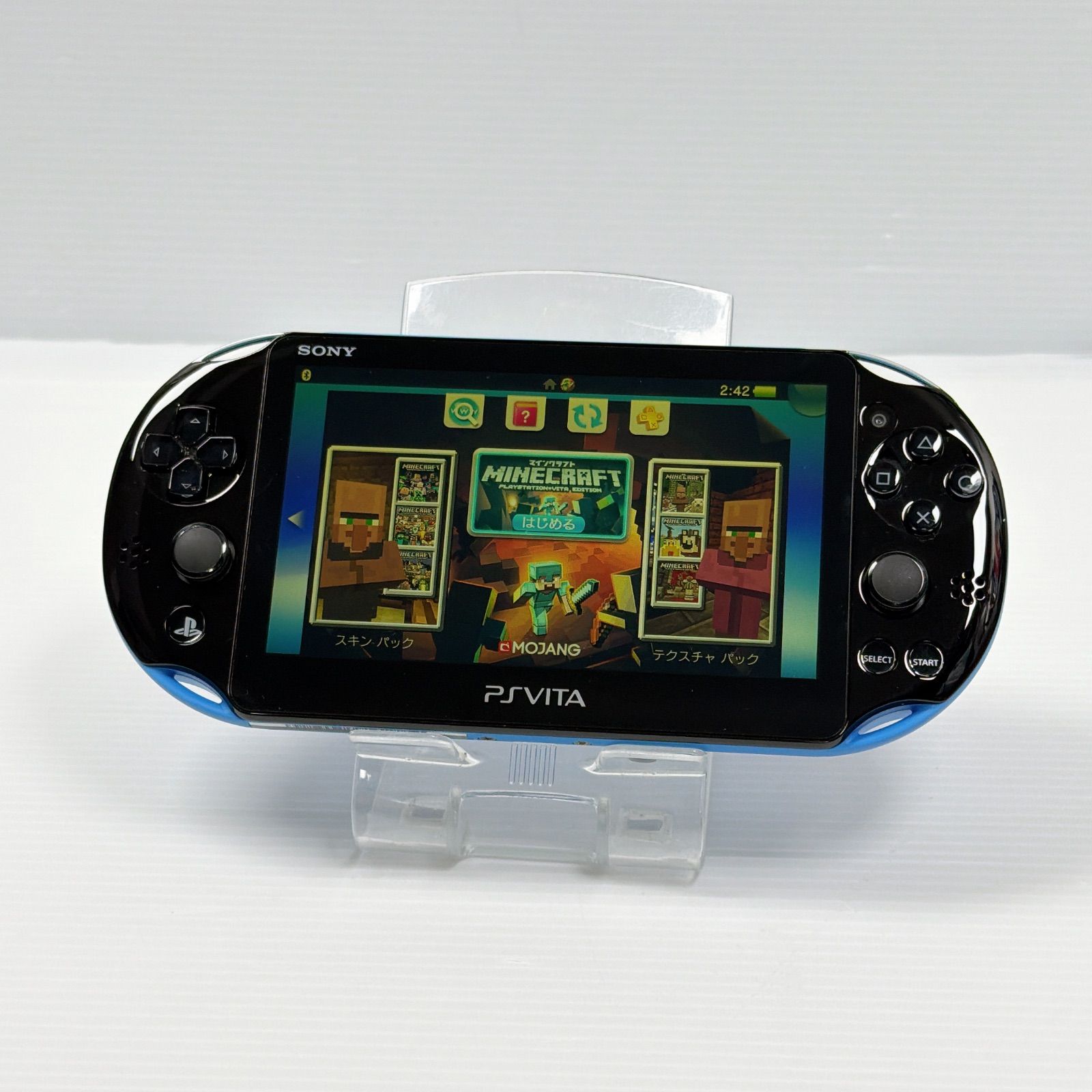 PSVITA PCH 2000 ブルーブラック 外装美品 PlayStation Vita FW3.74