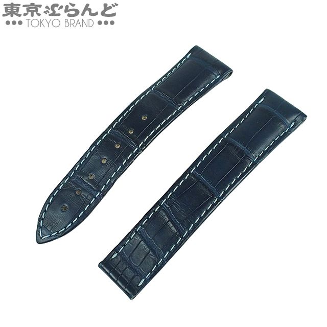 オメガ OMEGA 純正替えベルト ネイビー アリゲーター 18mm 腕時計ベルト メンズ 101819623
