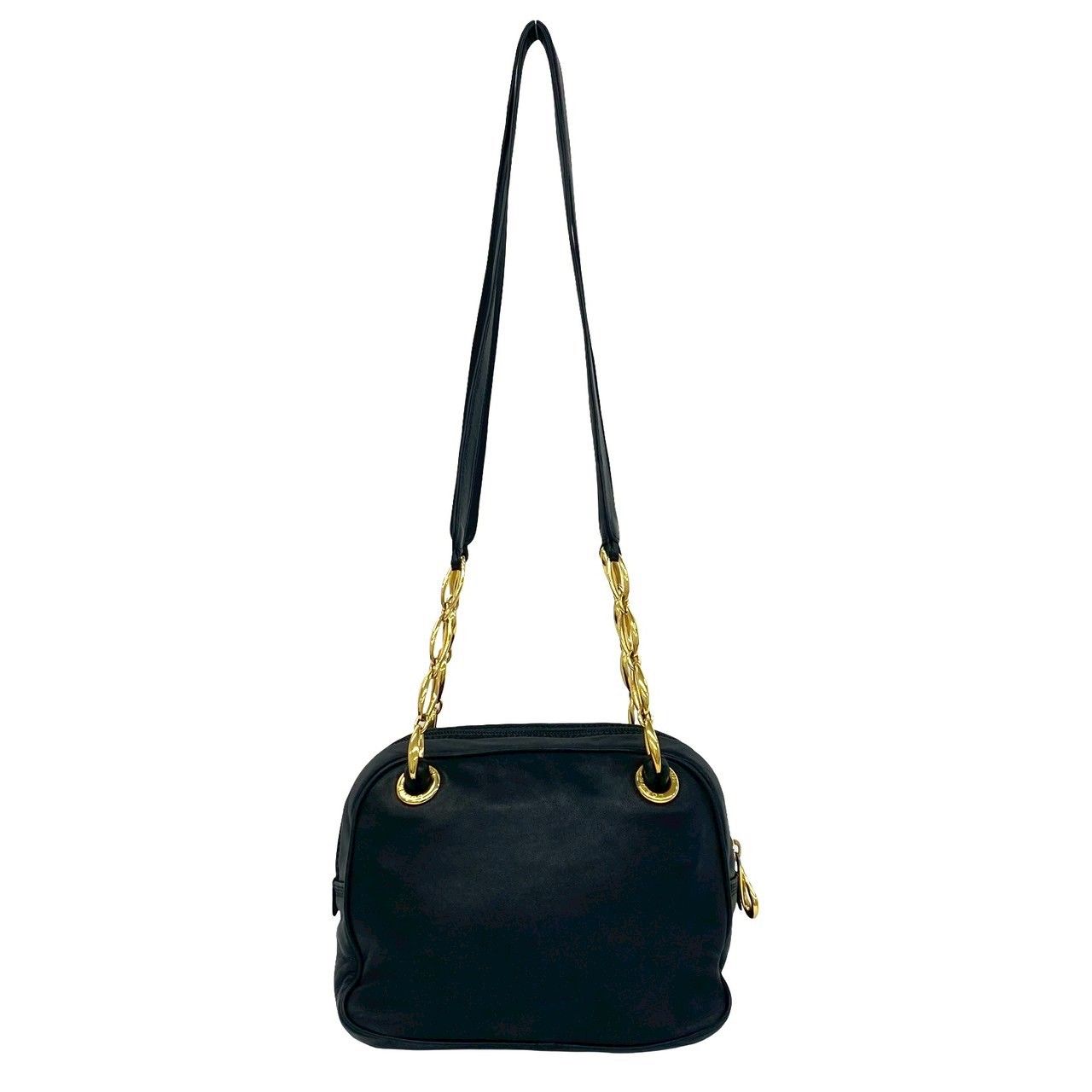 極 美品 LOEWE ロエベ ヴィンテージ アナグラム ロゴ 金具 ナッパ