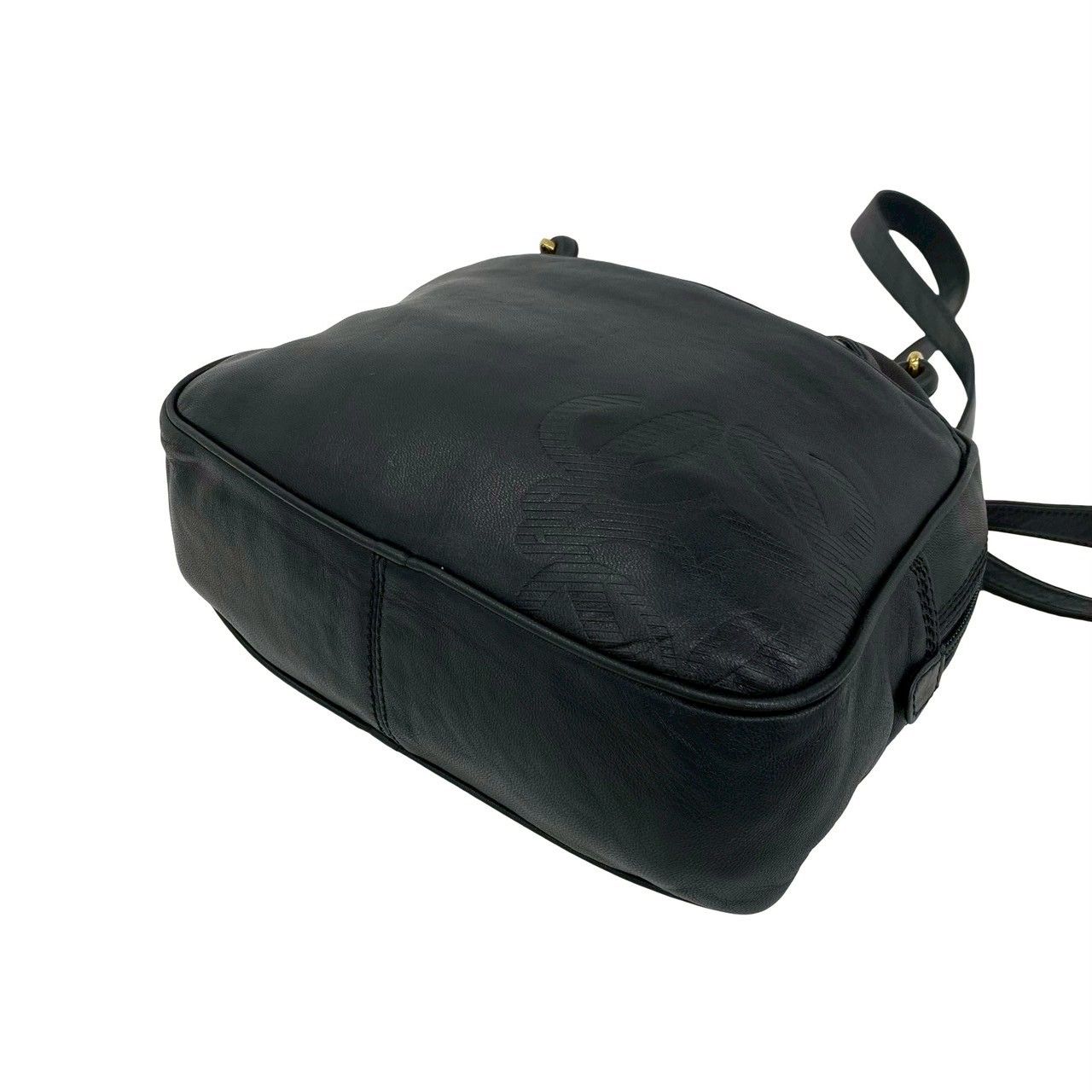 極 美品 LOEWE ロエベ ヴィンテージ アナグラム ロゴ 金具 ナッパ
