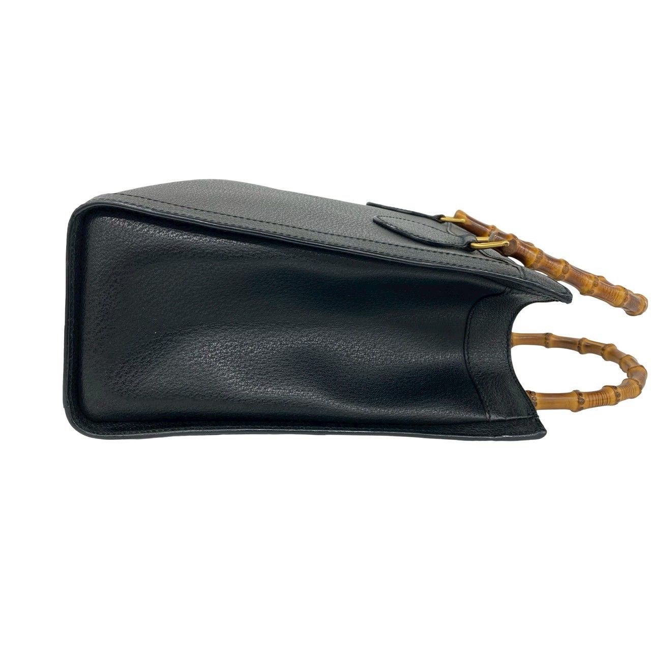 極 美品 GUCCI グッチ オールドグッチ ヴィンテージ バンブー レザー 