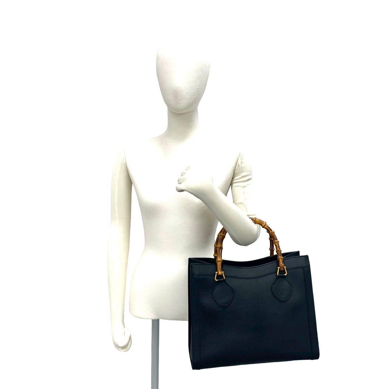 極 美品 GUCCI グッチ オールドグッチ ヴィンテージ バンブー レザー