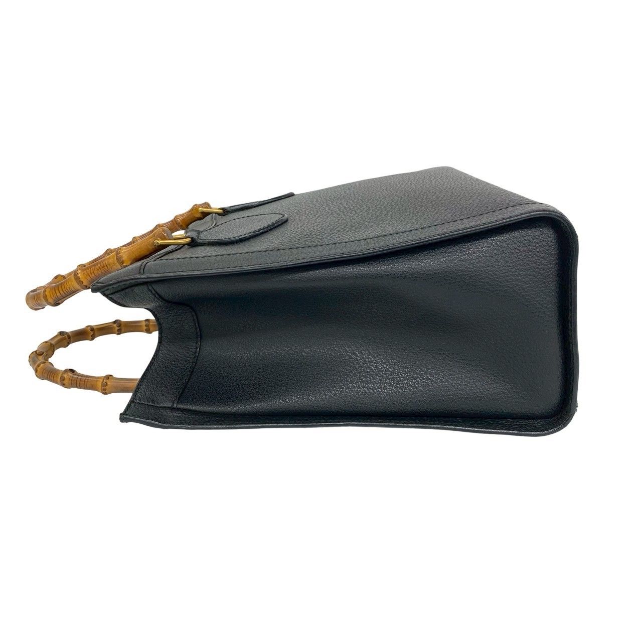 極 美品 GUCCI グッチ オールドグッチ ヴィンテージ バンブー レザー