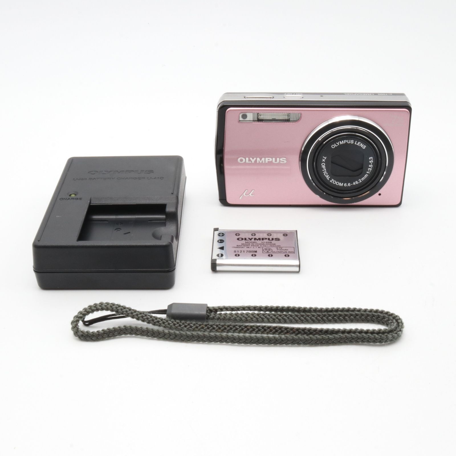 OLYMPUS μ-7000 ピンク デジタルカメラ